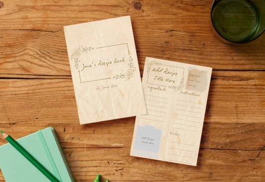 Family Heirloom Recipe Book Template | Editable Canva Recipe Collection